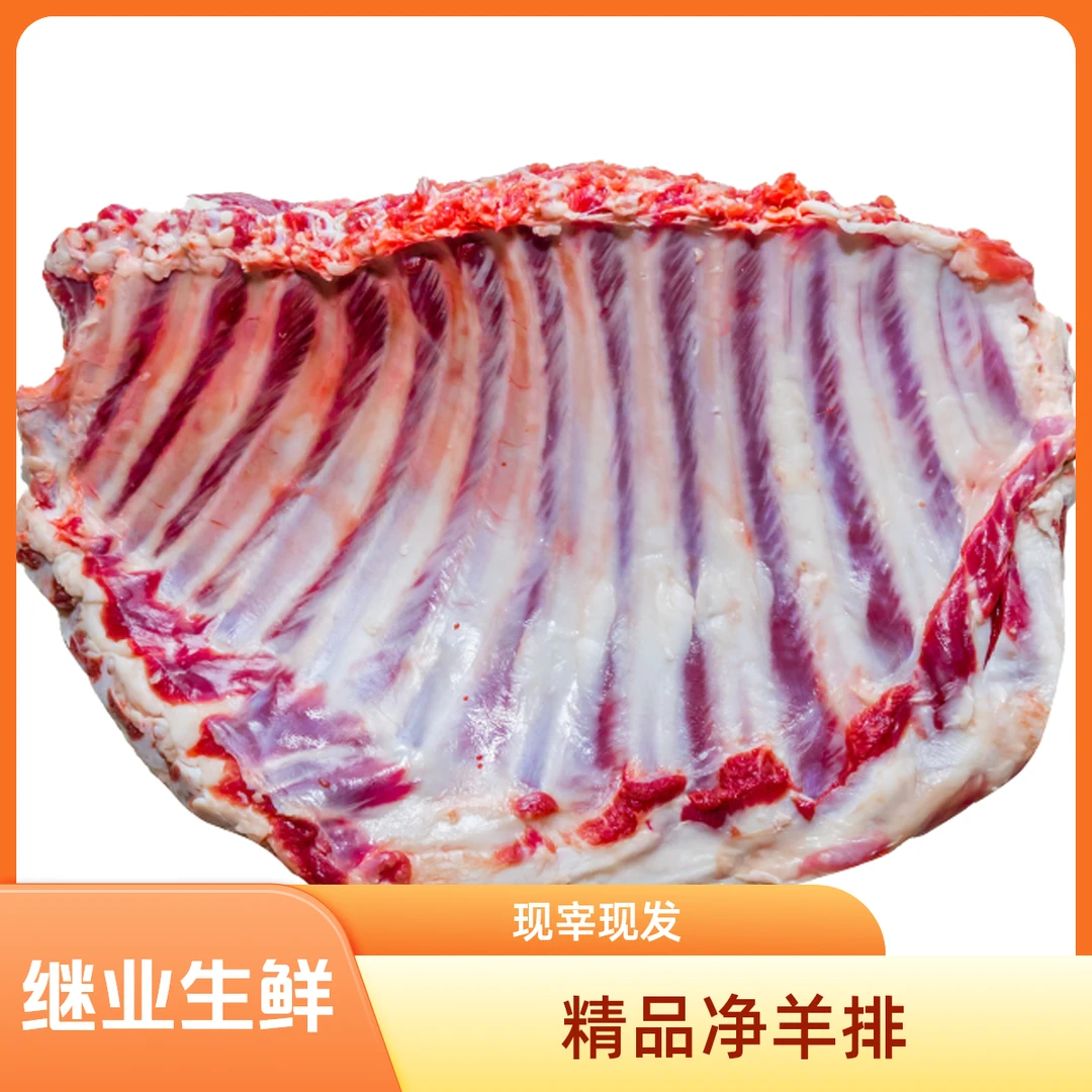 （爆款）五斤带皮新鲜山羊排烤羊排顺丰包邮一扇到两扇左右