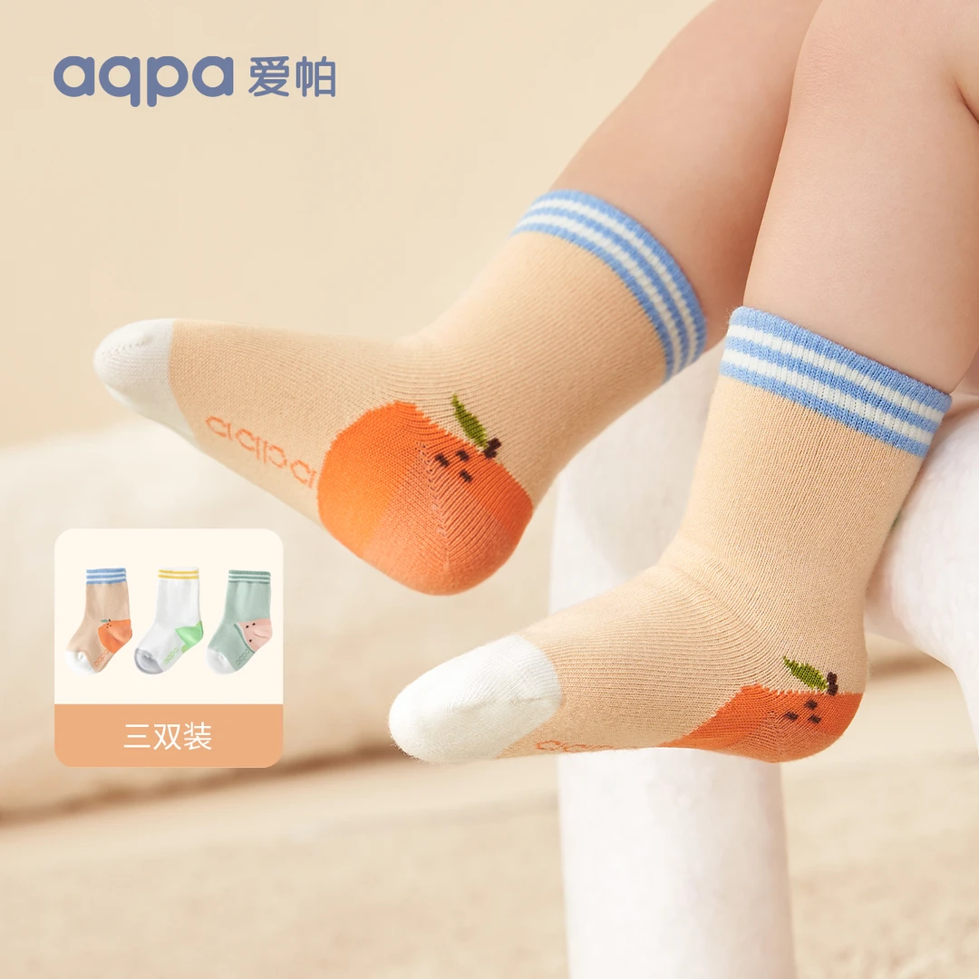 aqpa爱帕 密语时光春秋厚袜(三双装)