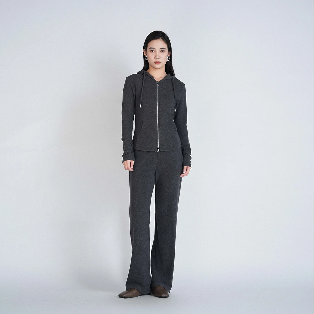 中式简约休闲运动修身显瘦舒适百搭气质女士套装WG1130137