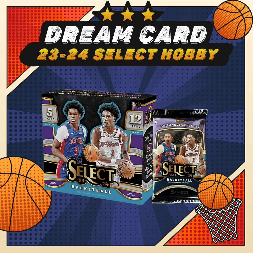【拆盒】23-24 select hobby  帕尼尼 篮球 球星卡 盲盒