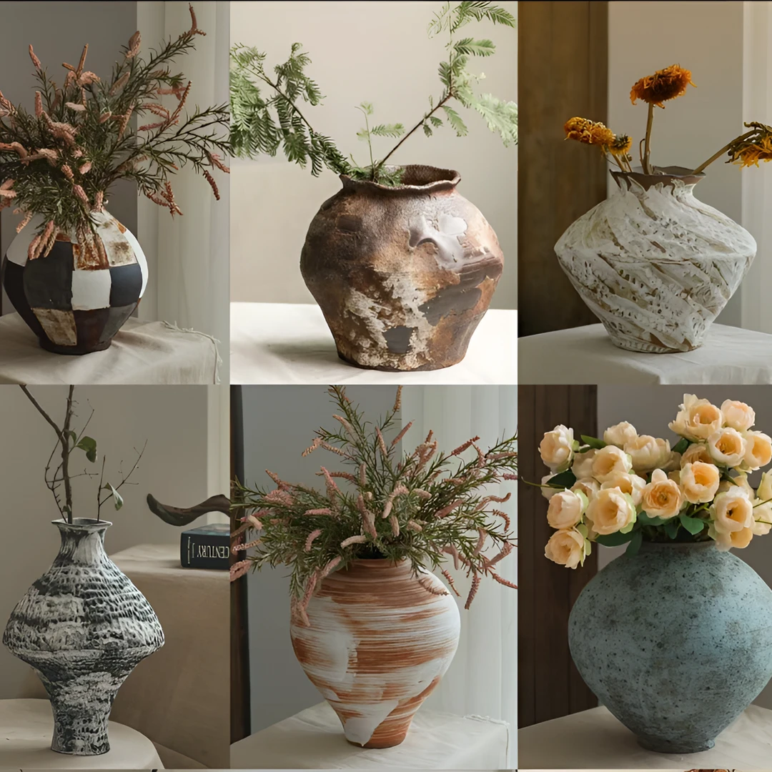 【花瓶】景德镇手工陶瓷复古瓷器现代风高级感