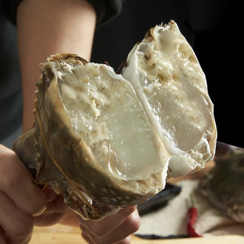 精品舟山白膏呛蟹【白心呛蟹3-4两/只 】不可蒸煮冷冻 开袋即食