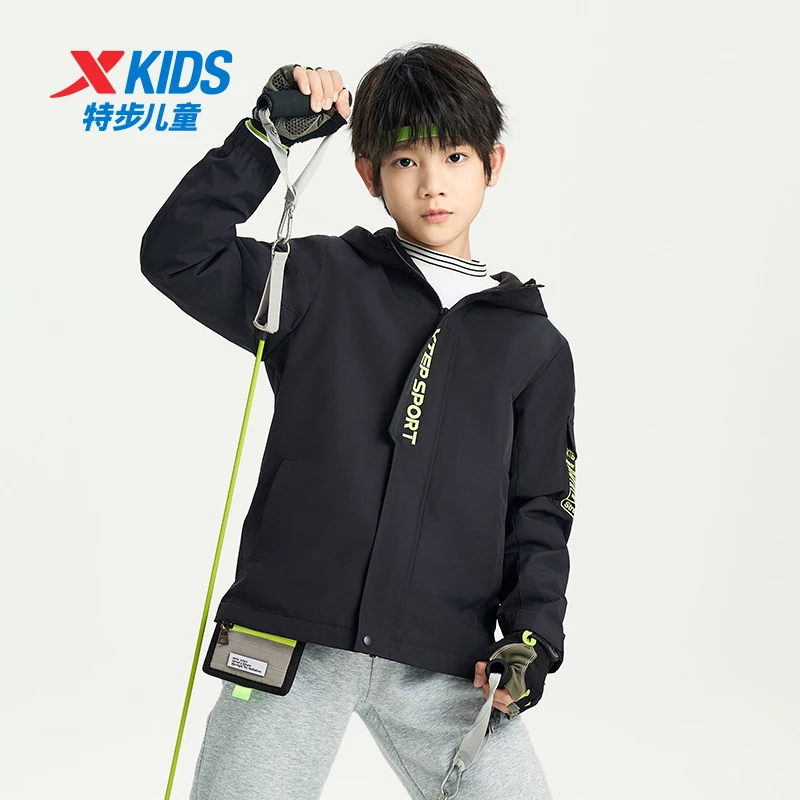 【陈三废】C07特步儿童运动休闲校园新款外套风衣