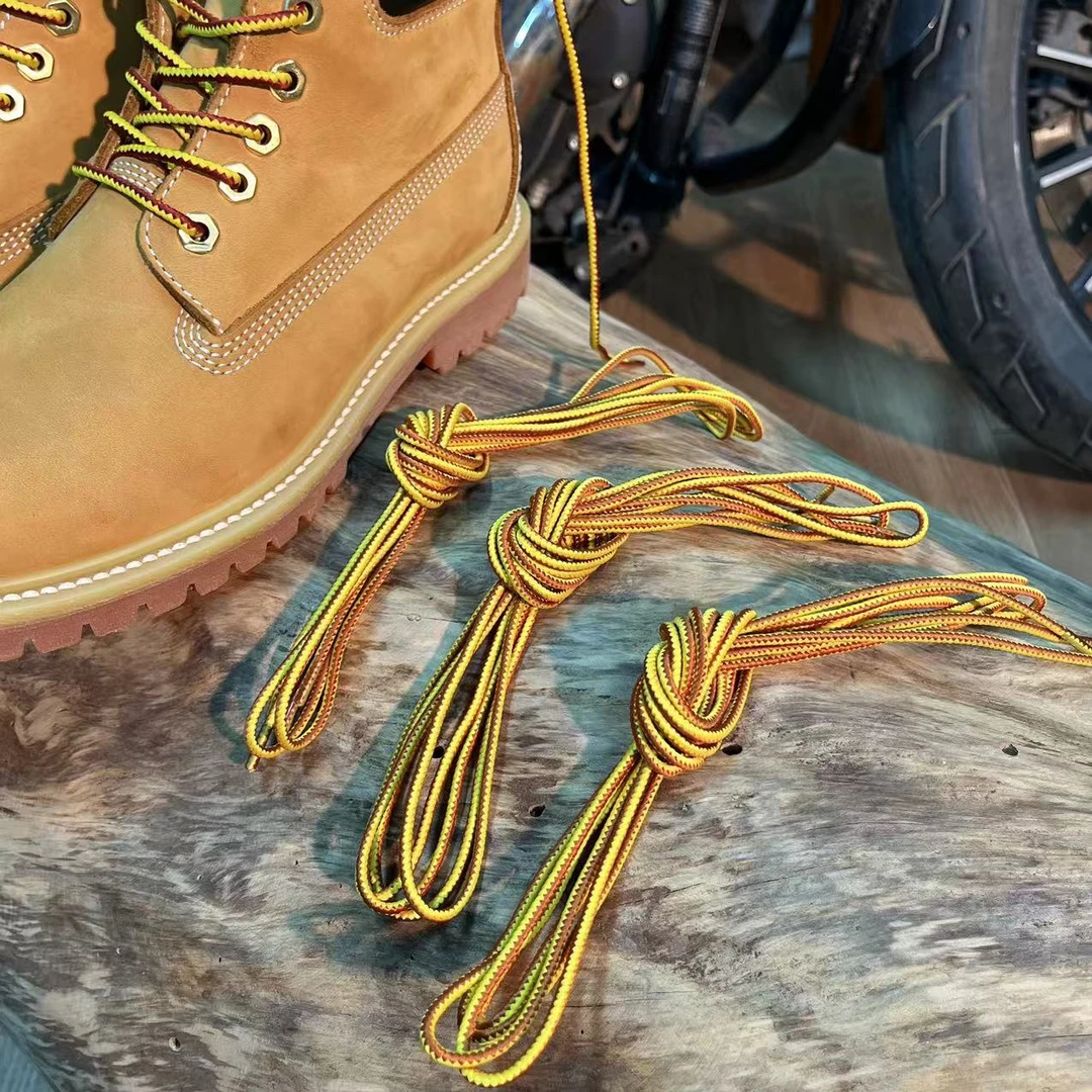 高端固特异工艺大黄靴鞋带DIY鞋带到手3双XD0001