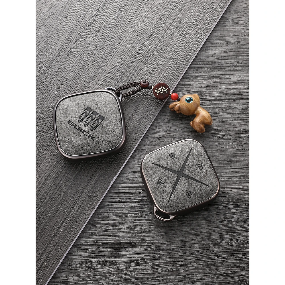 专用别克E5蓝牙实体钛立方钥匙套新款E4汽车改装全包保护壳男女扣