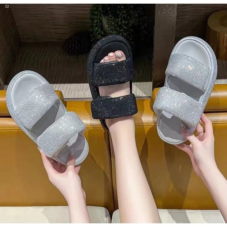 法式晚风拖鞋女夏季新款配裙子仙女风凉鞋拖鞋ZL1905