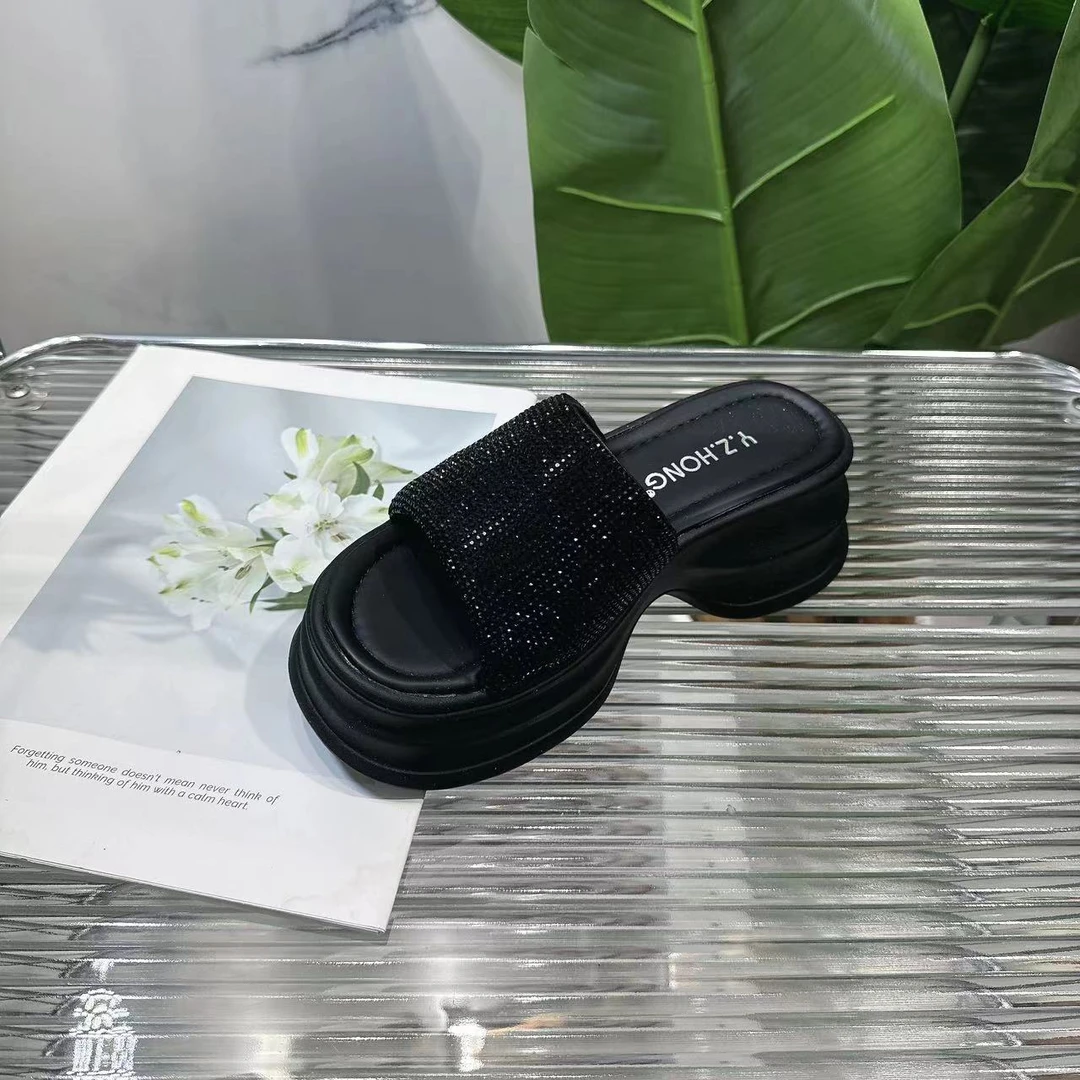 法式晚风拖鞋女夏季新款配裙子仙女风凉拖拖鞋2399