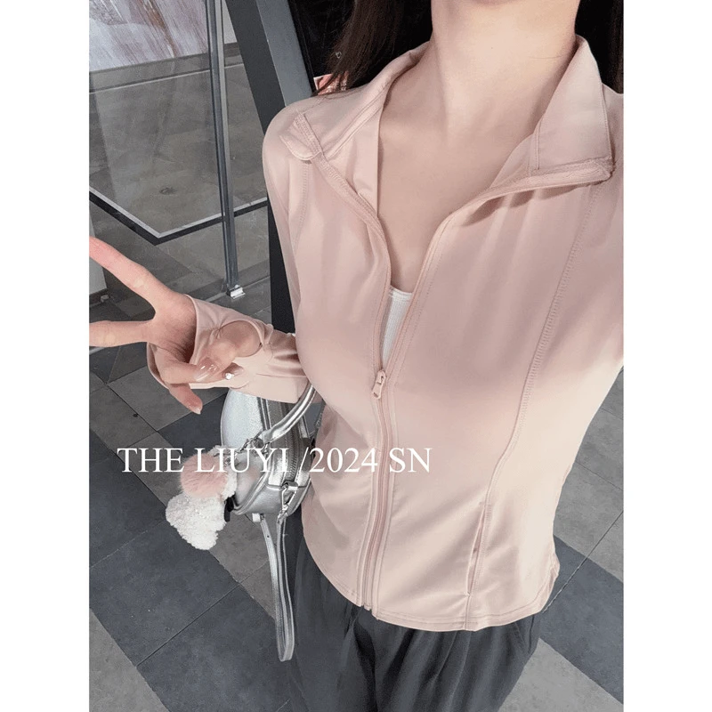【LIUYI】冰肌防晒~UPF+立领原纱型防晒上衣外套45011