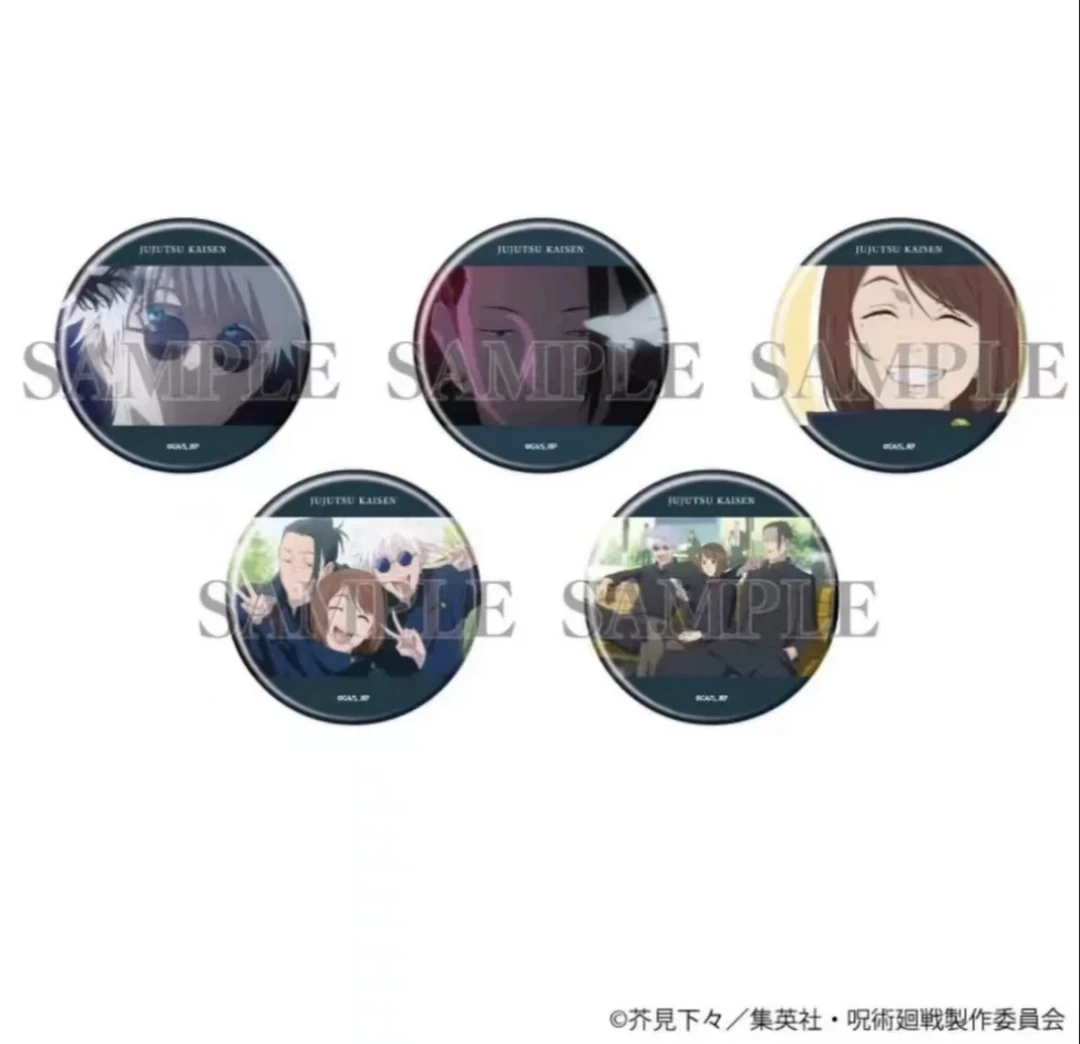 【代拆】咒术回战塔店限定Tsutaya怀玉oped场面写吧唧徽章 全5款
