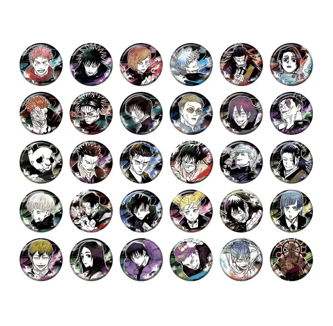 【代拆】咒术回战原画展原画吧唧徽章混池 全30款