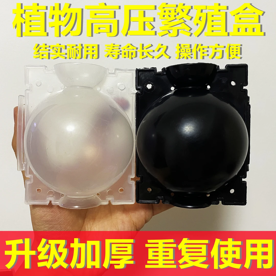 植物高压嫁接盒繁殖球生根包控根神器果树扦插育苗背枝园艺林透明
