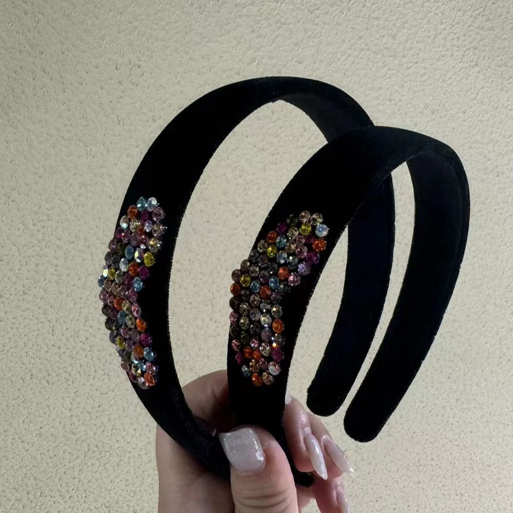 东大门 精致手工轻奢彩钻爱心发箍 2171