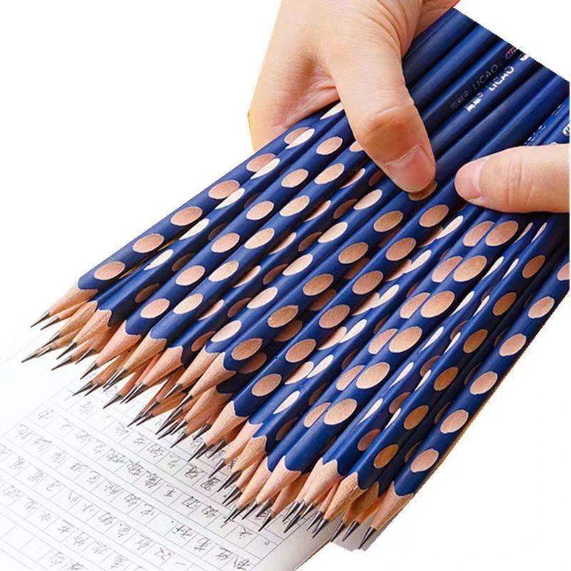 洞洞笔矫正握姿铅笔HB小学生文具用品2B考试铅笔儿童绘画素描笔