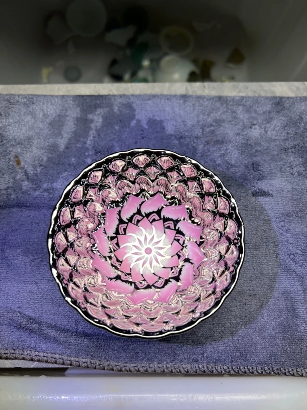 【闪购商品】，粉色妖姬陶瓷主人杯品茗杯茶杯茶器