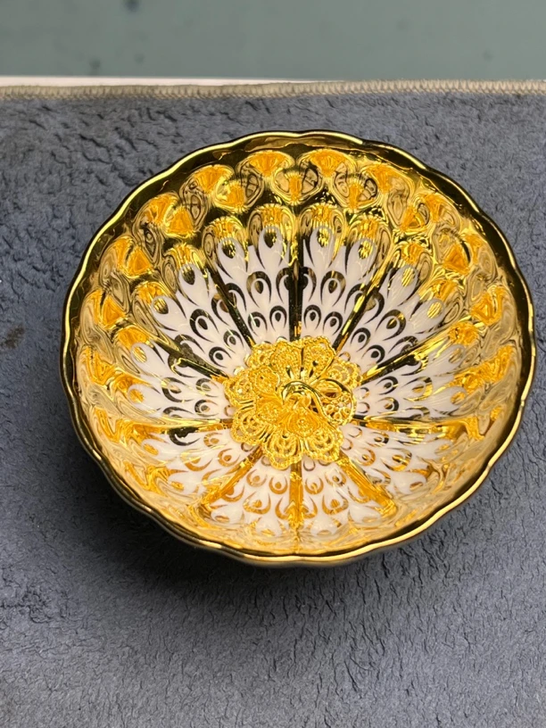 金孔雀 茶杯主人杯