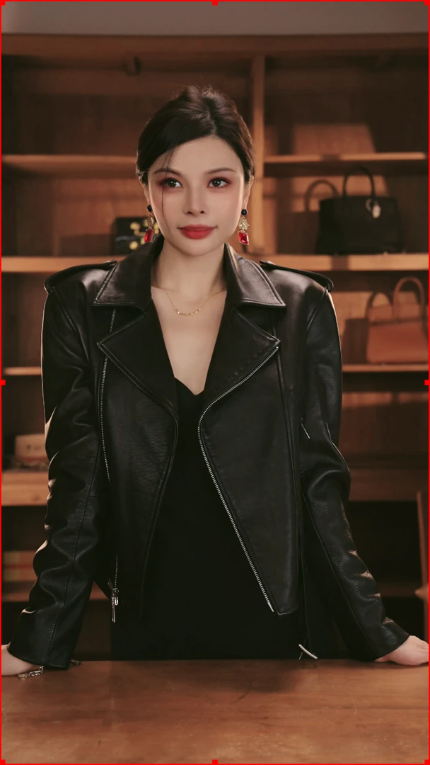 绵羊皮机车550827 皮衣