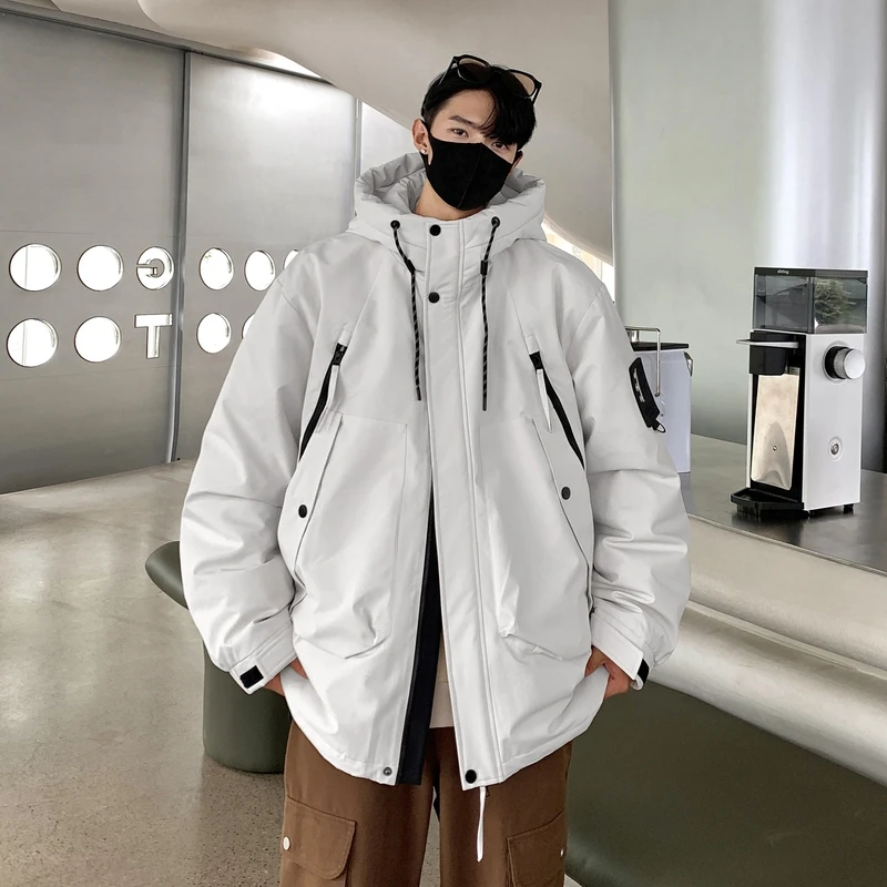 迈特优羽绒服冬季新款爆款加绒保暖山系情侣冲锋衣男款外套3987