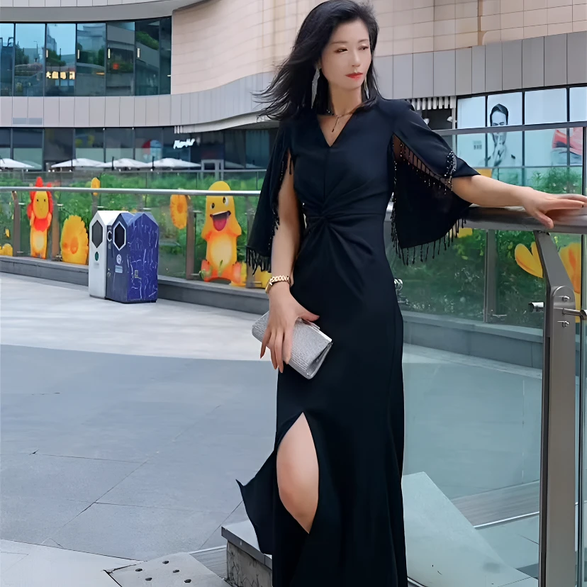 拿号下单图片款没货显瘦时尚气质女王连衣裙