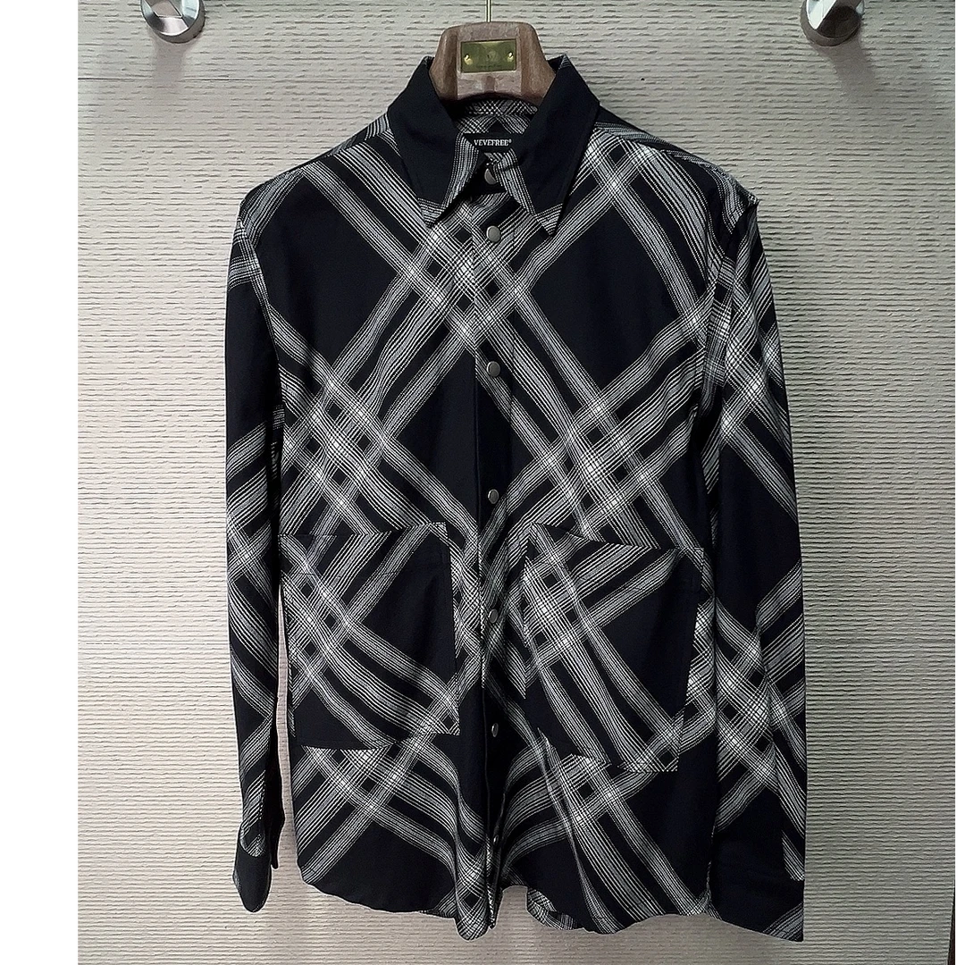 男士秋冬潮流时尚轻奢休闲衬衣