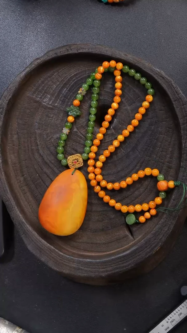 【闪购商品】琥珀裸石未镶嵌吊坠套装（大版）