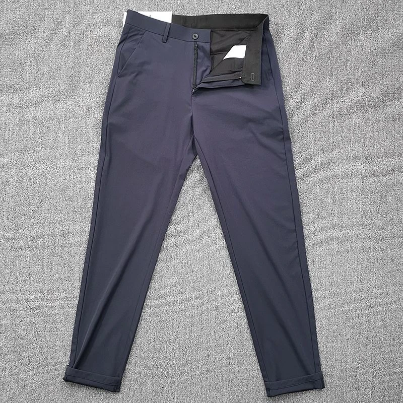 DRY弹力男士修身休闲裤春夏户外薄款休闲长裤潮春夏百搭休闲裤