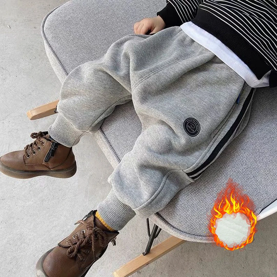 【阳光屋】男女宝宝加绒裤子秋冬装婴幼儿大PP裤中小童保暖裤小童