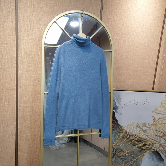 AJ2孕妇蓝色针织衫100-160