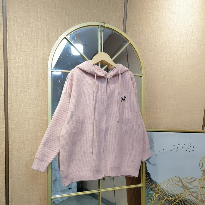 AJ144孕妇粉色毛衣开衫90-140