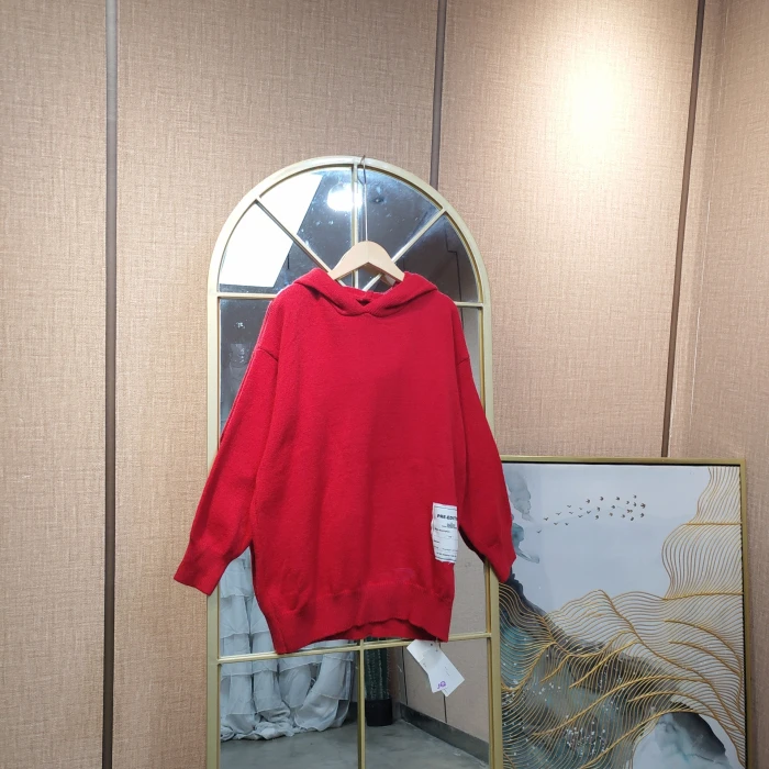 AD341孕妇红色毛衣90-140