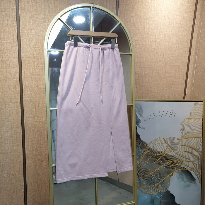 BF615孕妇粉色半身裙100-125