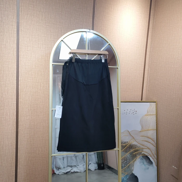 CF149孕妇黑色半身裙M90-120L130XL140XXL150