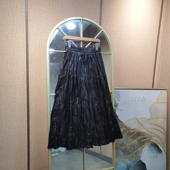 BF617产后棕色半身裙100-135