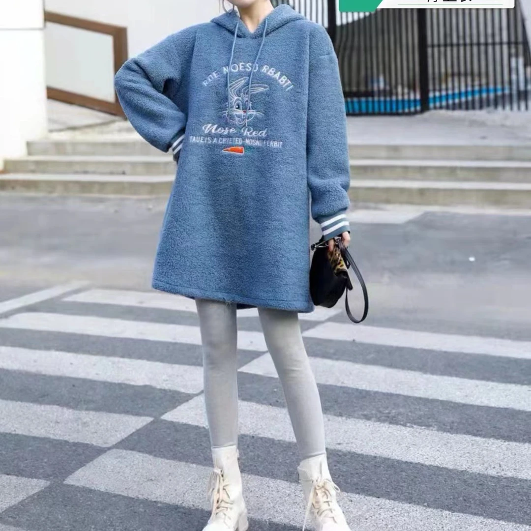 H304蓝色孕妇衣   M90-120L130XL140XXL150