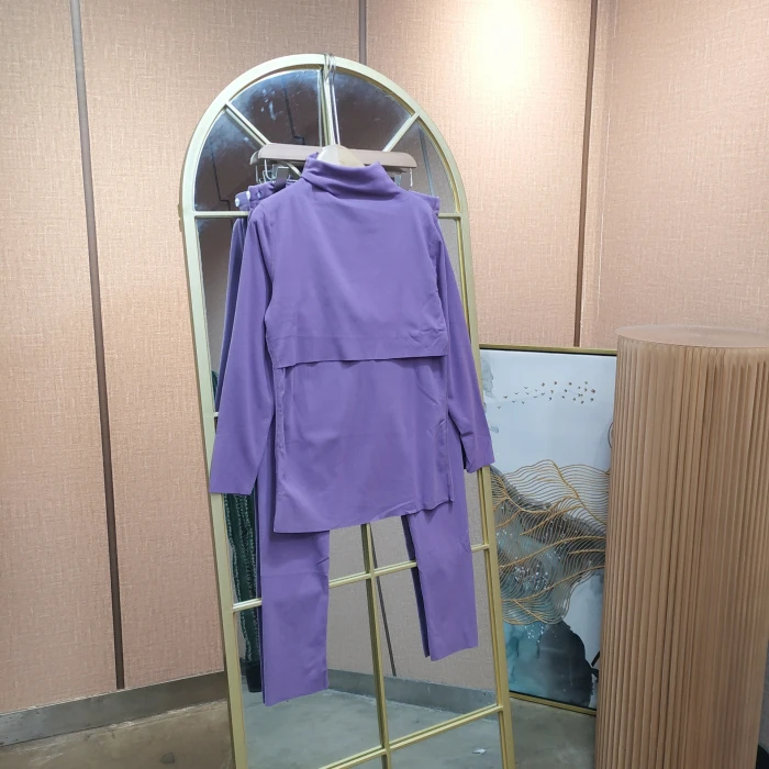 EM32孕妇紫色秋衣套装L90-120XL130XXL140