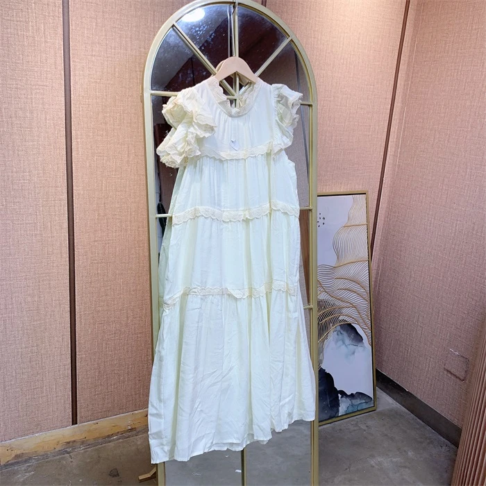 EE422杏色孕妇裙子100-130   小脏