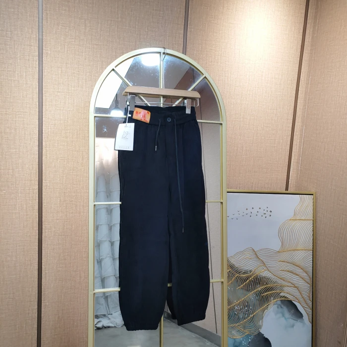 HM40产后黑色加绒裤子XXL115-135