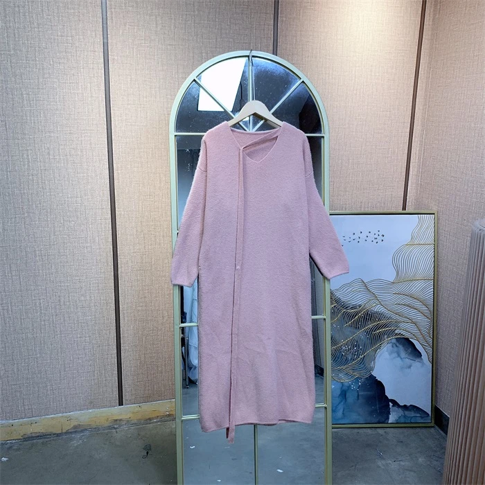 LL382粉色孕妇针织衣服100-140