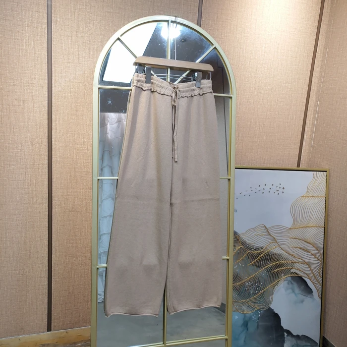 AH46孕妇咖色针织裤90-140（产前产后两穿）