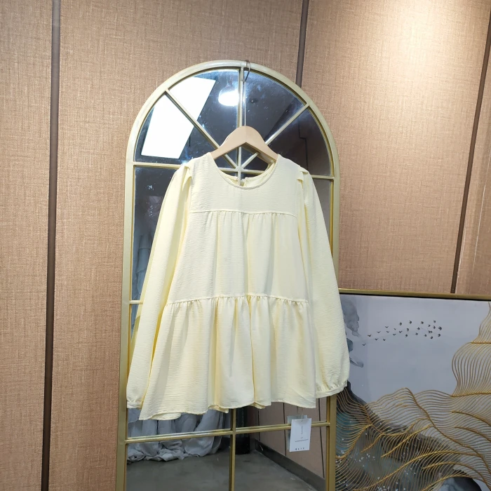 CG139孕妇黄色上衣90-140