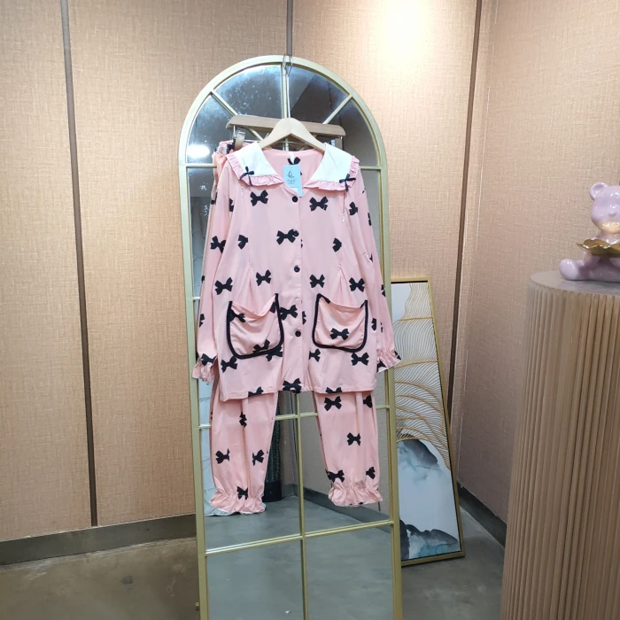 FD149孕妇粉色月子服套装L100-130XXL150