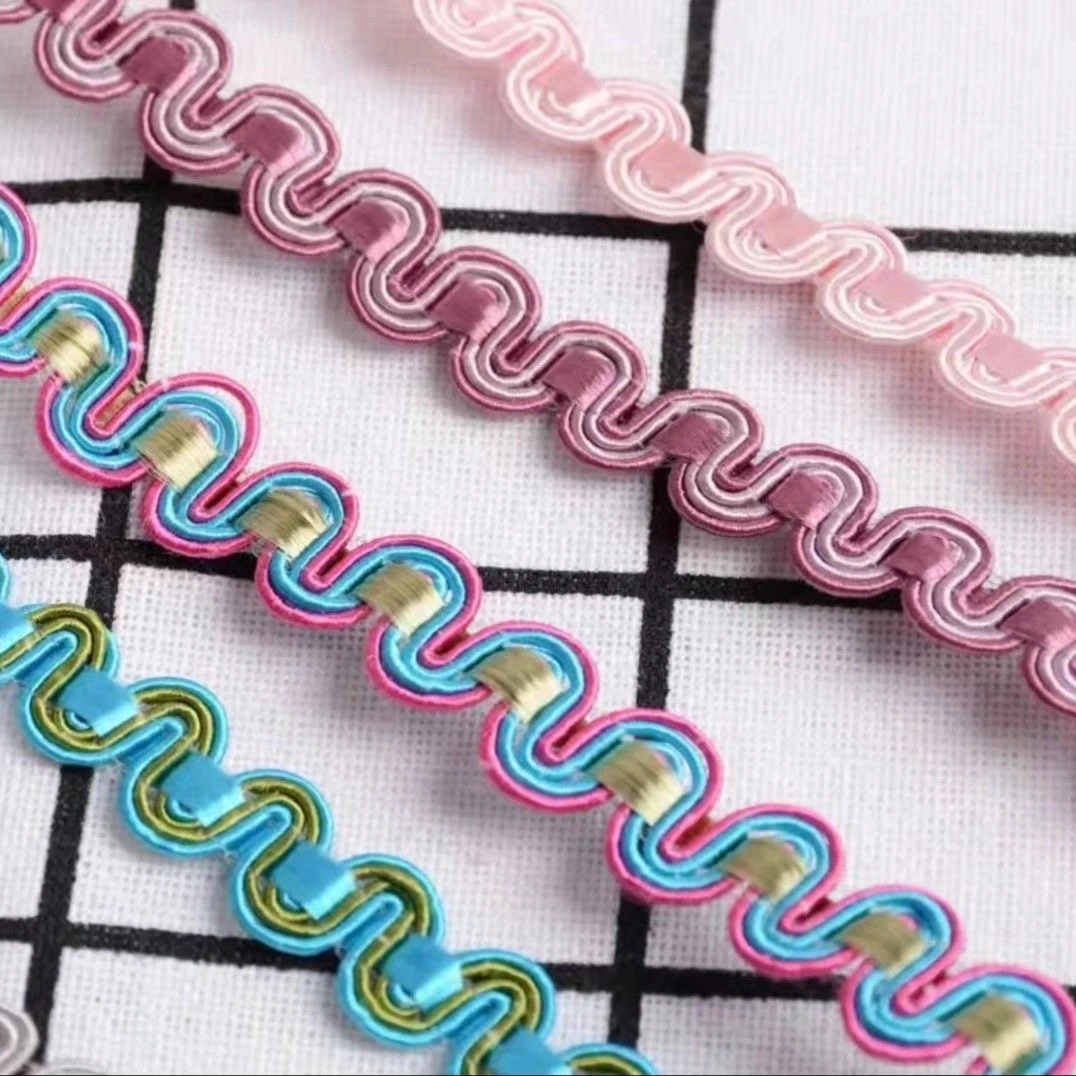 L1.2cm窗帘花边装饰小边窗帘配件辅料家纺沙发抱枕窗帘拼接小边