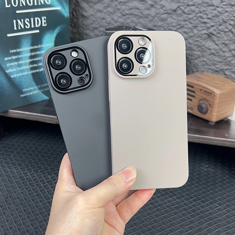 苹果14promax手机壳iPhone15保护壳超薄磨砂13防指纹12带镜头膜11