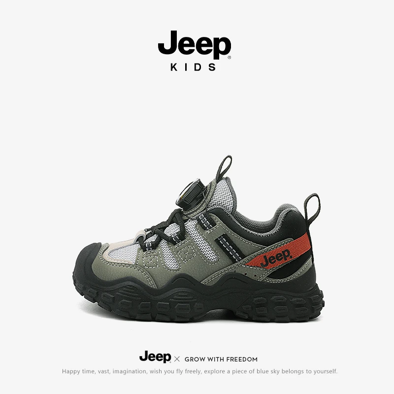 【断码清仓】jeep童鞋男童运动鞋2025年新款秋季女童鞋子儿童跑步鞋