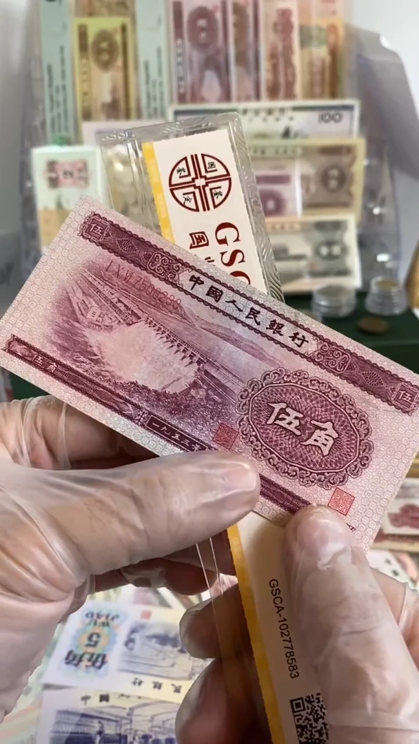 【闪购商品】二版币伍角深水坝水票一张233