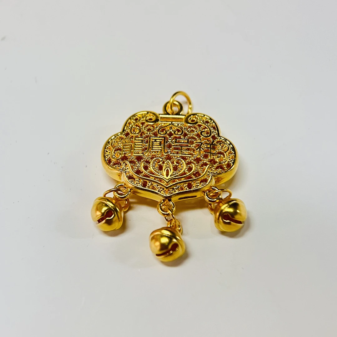 足金饰品/龙凤呈祥铃铛锁包/1.51/B120771-1.51/h