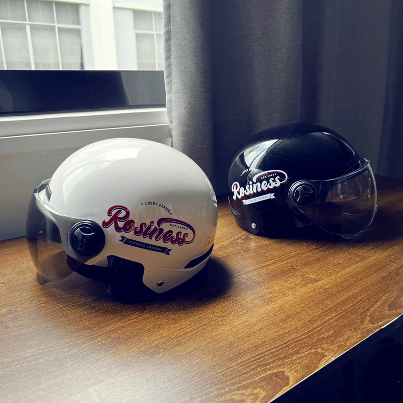 YOHA3C认证国标夏季英文潮流男女个性情侣创意防紫外电动摩托好物