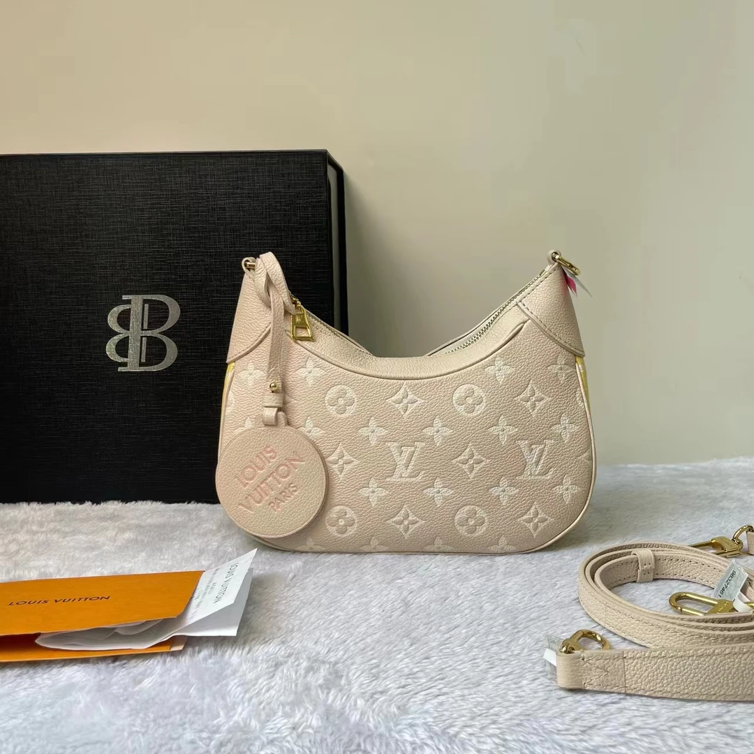 95新 LouisVuitton/路易威登 Bagetelle城市春日限定拼色豌豆腋下