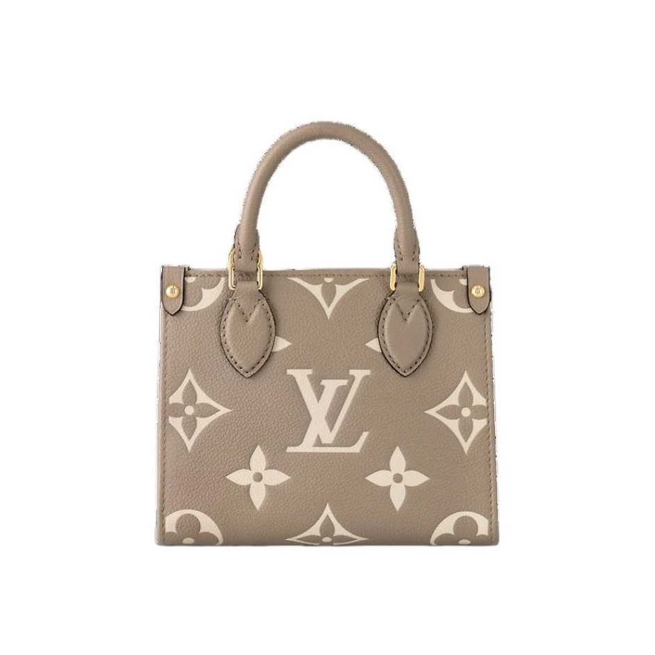 全新未使用 LouisVuitton/路易威登 ONTHEGOBB大象灰/斜挎/手提包