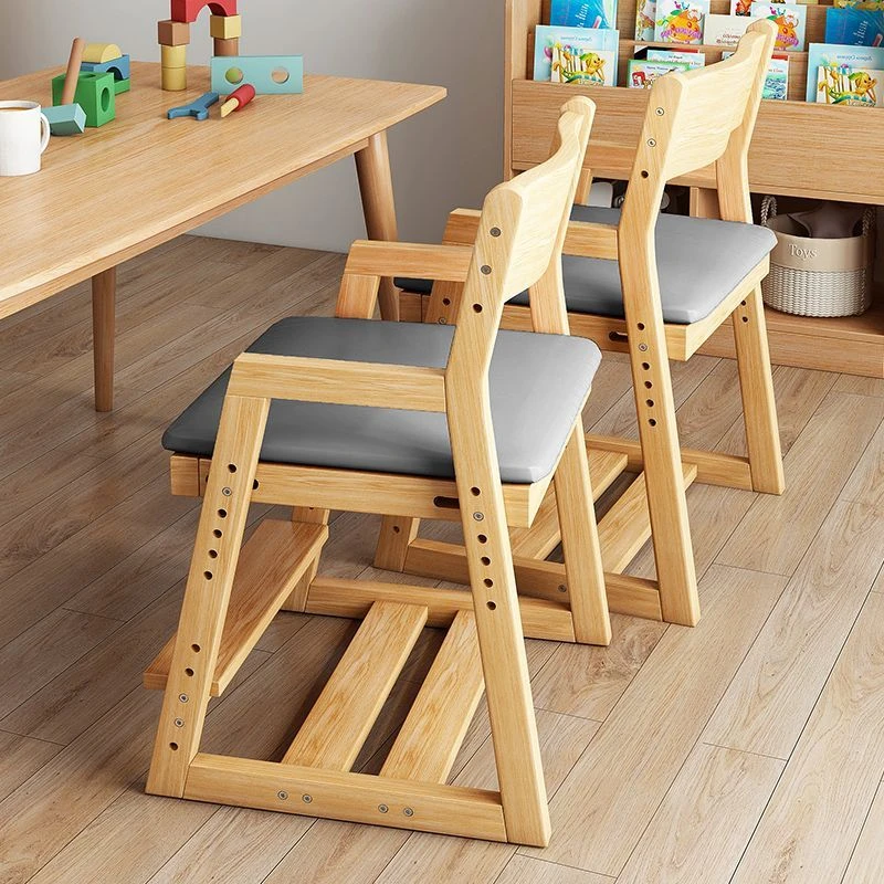 学习椅可升降椅子书桌写字小学生矫正靠背椅家用座椅成长凳子餐椅