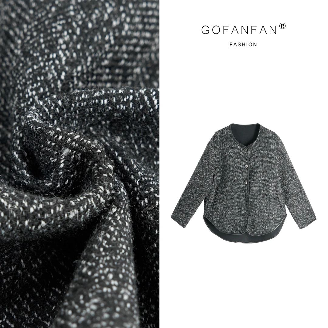 GFFSTUFIO【格雷永存】时髦小香风财阀千金宽松休闲女士西装外套